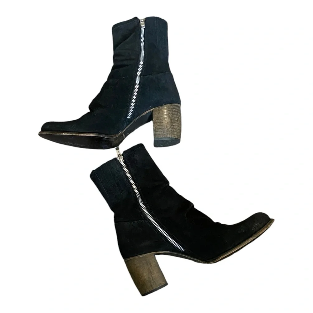Jeffrey Campbell Ankle Booties - 2567-KI Slouchy Mid Heel  ❣️ sz 39 us 8